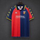 Men Genoa CFC Home Retro Classic Jersey 1999/00 Shirt Soccer Football 99/00