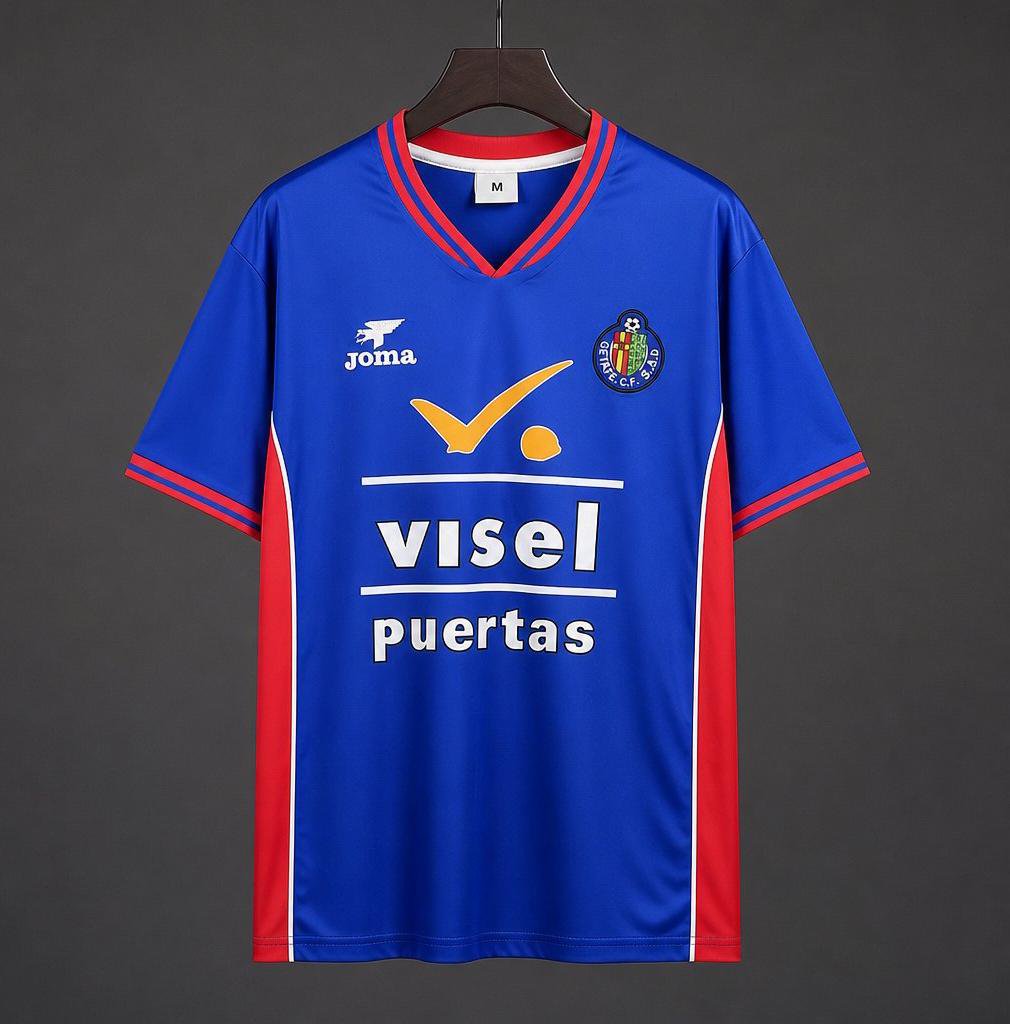 Men Getafe CF Home Retro Classic Jersey 1999/00 Shirt Soccer Football 99/00