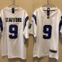 Men Los Angeles Rams 2026 Matthew Stafford #9 Stitched Third White Fearsome American Football Jersey