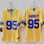 Men Los Angeles Rams 2026 Garrett #95 Stitched Yellow Fourth Classic Sol American Football Jersey