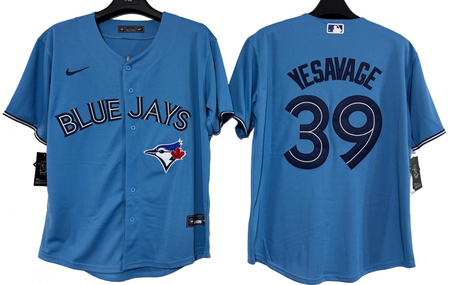 Men Toronto Blue Jays 2026 Trey Yesavage #39 Stitched Light Blue Alternate Edition Baseball Jersey