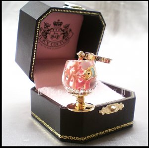 Rare Authentic Juicy Couture Fish Bowl Coral Reef Charm NIB