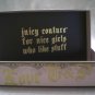 Authentic Juicy Couture Yorkie Crest Gift Box