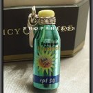 Juicy Couture Sun Block Tan Bottle Charm NIB