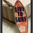 JUICY COUTURE SILVER EDT SURFBOARD CHARM NIB