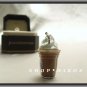 AUTHENTIC JUICY COUTURE PAVE SILVER EDITION FRAPPE DRINK CHARM NIB
