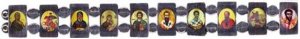 Small Eastern Orthodox Icon Bracelet (Wood)