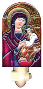 Theotokos/Christ (Awsome Protection) Icon Night Light