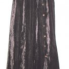 DAVID DART for FORCE ONE black velvet career skirt size small