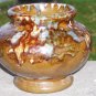 McCoy mission style  drip glaze  vase