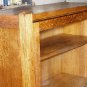 Antique Mission solid oak china cabinet