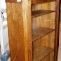 Antique Mission solid oak china cabinet