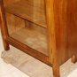 Antique Mission solid oak china cabinet