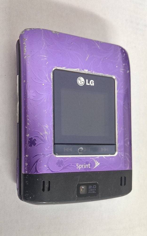 LG Lotus LX600 Cell Phone QWERTY (Sprint ) Purple