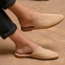 Moroccan babouch, Raffia shoes, Handmade shoes, Raffia mule, women slippers