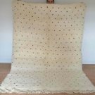 100%wool  Beni Ourain rug Morocco  knotted carpet Handmade