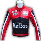 Vintage Marlboro Racing Jacket, Red and Black Leather Jacket | The Formula Man F1