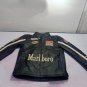 Men Marlboro Leather Jacket Vintage Racing Rare Motorcycle Biker Leather Jacket Black