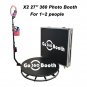 GO360BOOTH X2 27â�� Automatic & Manual 360 Spin Photo Booth For Holiday Parties With Ring Light