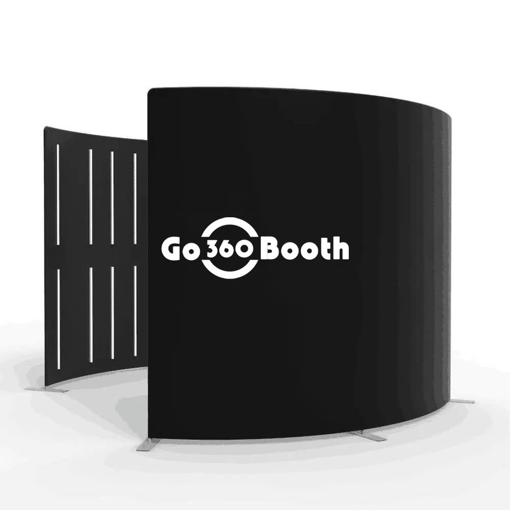 GO360BOOTH  H10FT Two Halves 360 LED Photo Booth Enclosure