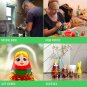 Matryoshka Nesting Dolls Russian National Theme and Ashberry Set 5 pcs Unique Home Decor Item