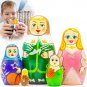 Nesting Dolls The Famous Fairy Tale of Cinderella Set 5 pcs