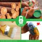 African Animals Set 7 Piece Wood Nesting Dolls for Kids - Safari Figurine Set Wooden Matryoshka Stac
