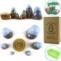 African Animals Set 7 Piece Wood Nesting Dolls for Kids - Safari Figurine Set Wooden Matryoshka Stac