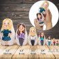 Office Women Russian Nesting Dolls Set 7 pcs - Matryoshka Dolls for Office Decor for Women Desk