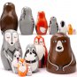 Cute Animals Nesting Dolls Set of 7 pcs - Forest Animals Figures - Animals Toys