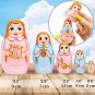 Easter Nesting Dolls Set of 5 Pcs - Easter Gift - Angel Gifts - Nativity Set