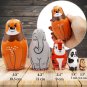Exotic Animals Nesting Dolls 5 pcs - Wooden Stacking Animals - Zoo Animals Toys