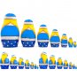 Christmas Nesting Dolls Set of 7 pcs - Christmas Gifts - Christmas Decorations