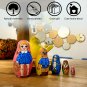 Wizard Russian Nesting Dolls for Kids 5 pcs - Wizard Matryoshka Doll Gifts - Matryoshka Dolls