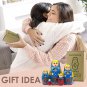 Nesting Dolls Set of 5 pcs - Matryoshka in Blue Headscarf and Light Blue Sarafan
