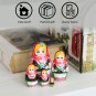 Russian doll in Eastern European Costume - Nesting Dolls for Home Decor Set of 5 pcs