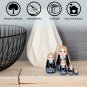 Belorussian Nesting Dolls Set 5 pcs - Russian Dolls in Novogrudok Ethnic Costume