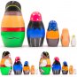Pirates Nesting Dolls Set 5 pcs - Pirate Decor - Learning Toys - Stacking Toys