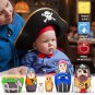 Pirates Nesting Dolls Set 5 pcs - Pirate Decor - Learning Toys - Stacking Toys