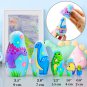Dinosaur Nesting Dolls Set 5 pcs - Dinosaur Toys for Kids 5-7 - Dinosaur Gifts