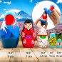 Japanese Nesting Dolls Set of 5 pcs - Japanese Room Decor - Japanese Decorations
