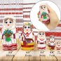 Belorussian Nesting Dolls Set 5 pcs - Matryoshka Dolls in National Clothes with Flowers