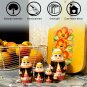 Belorussian Baboushka Nesting Dolls Set of 5 pcs - Matryoshka Dolls in Slavic Clothing - Handmade