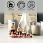 Belorussian Baboushka Nesting Dolls Set of 5 pcs - Matryoshka Dolls in Slavic Clothing - Handmade