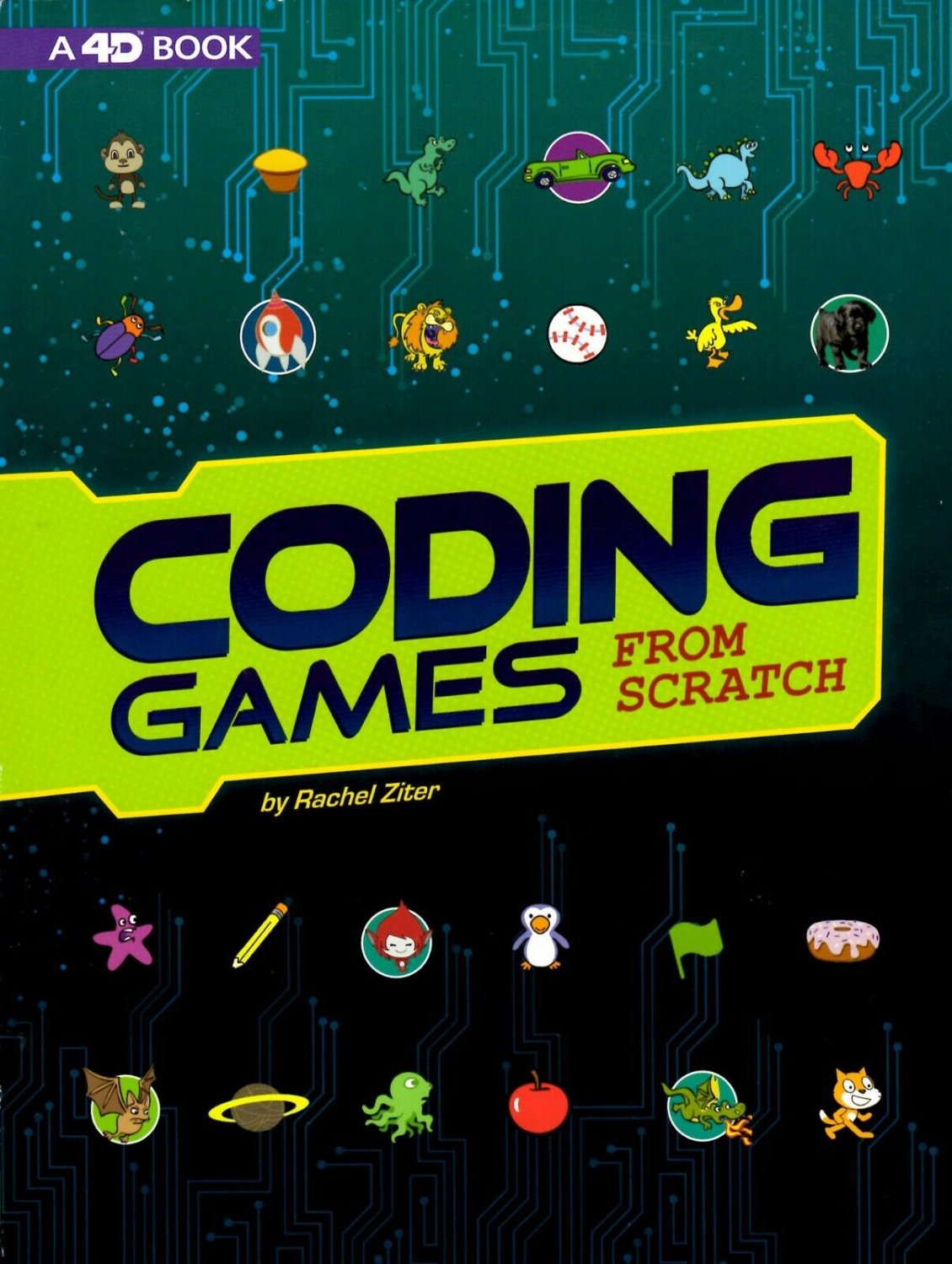 Coding Games from Scratch A 4D Book (Paperback)