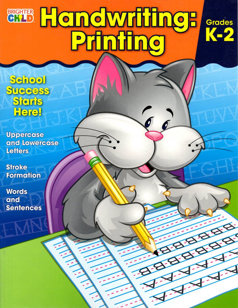 Carson Dellosa Handwriting Printing Workbook―Kindergarten2nd Grade