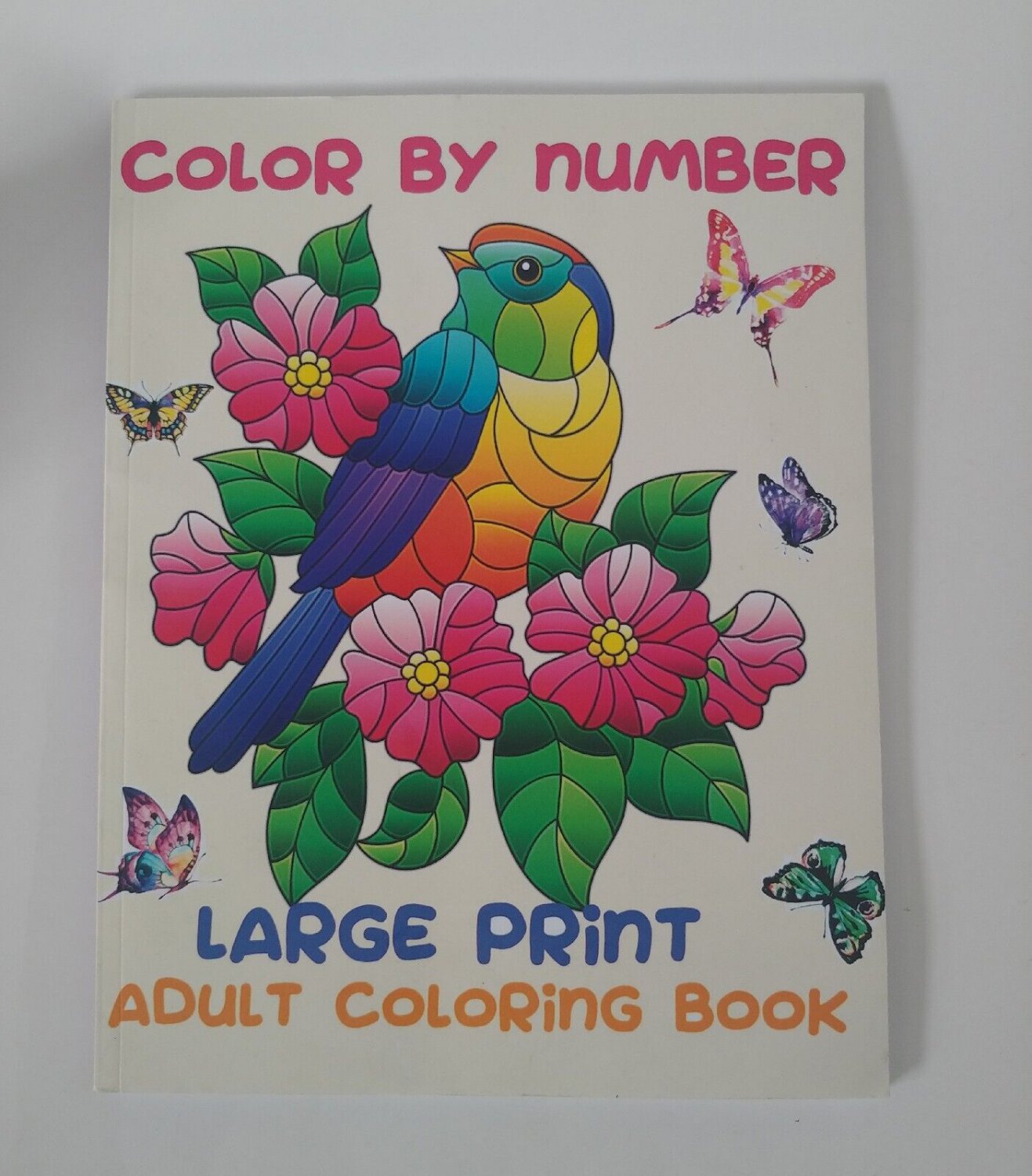 Color by number for adults large print coloring book 2022 paperback 
