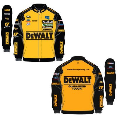 17 Matt Kenseth Mens DeWalt Colored Twill Uniform Jacket