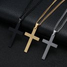 X3 Fashion Cross Religious Christian Necklace and Pendant  Men Adjustable