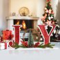 Christmas Wood Joy Sign Decor Joy Christmas Sign Decor Pine Tree Table Sign